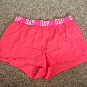 Hot pink gap shorts 3.5 inch
